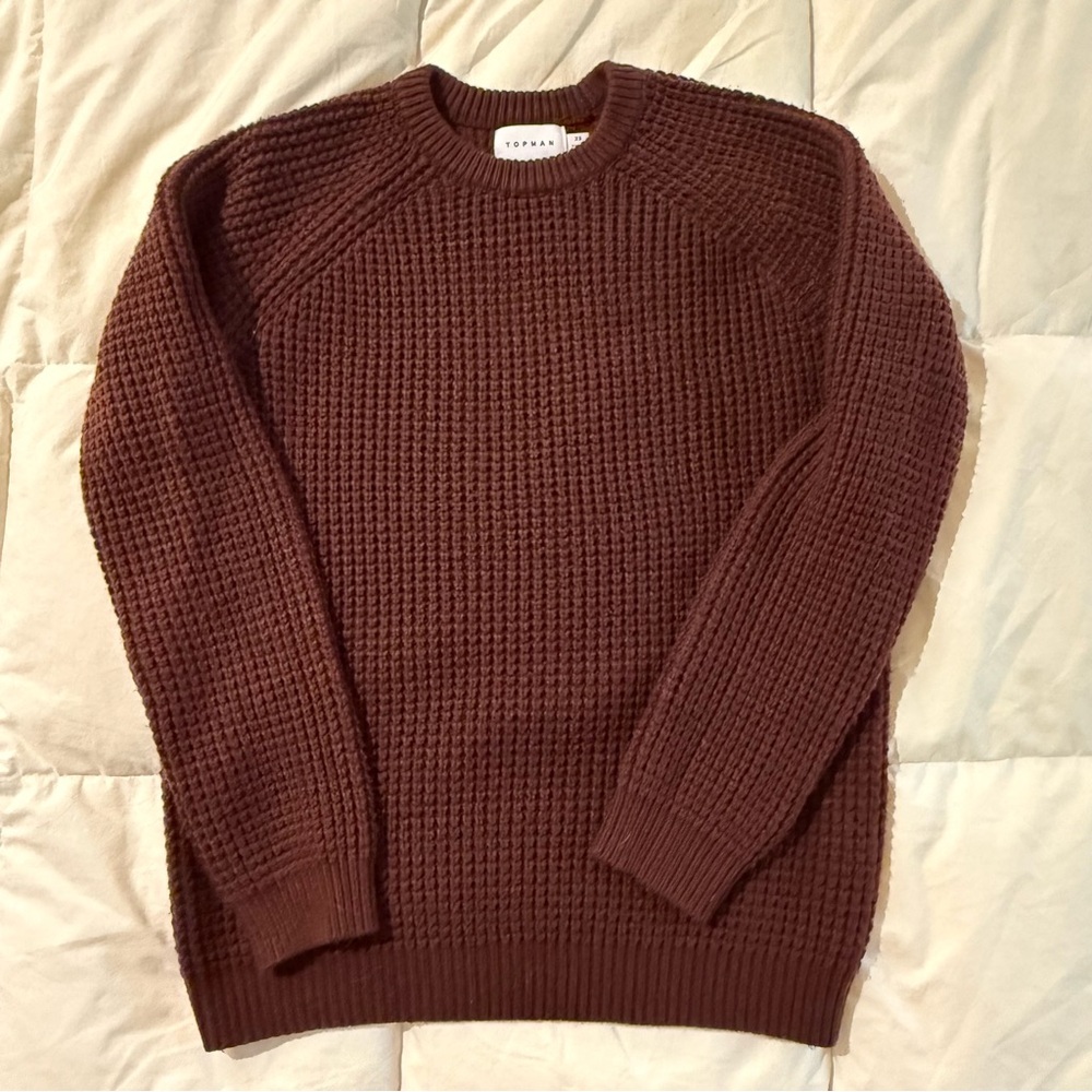 Topman Burgundy Sweater (Xs mens, fits like women’s Small)